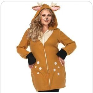 Plus Sized Fawn Halloween Costume